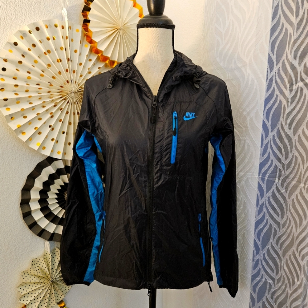Nike | Black Windbreaker Running Jacket | Size Small